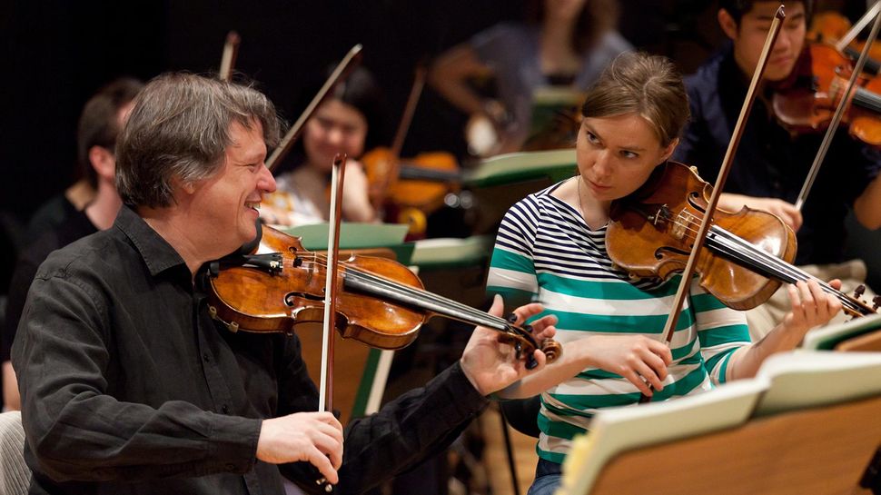 Prof. Ulf Wallin, Kammerorchesterprobe 2014