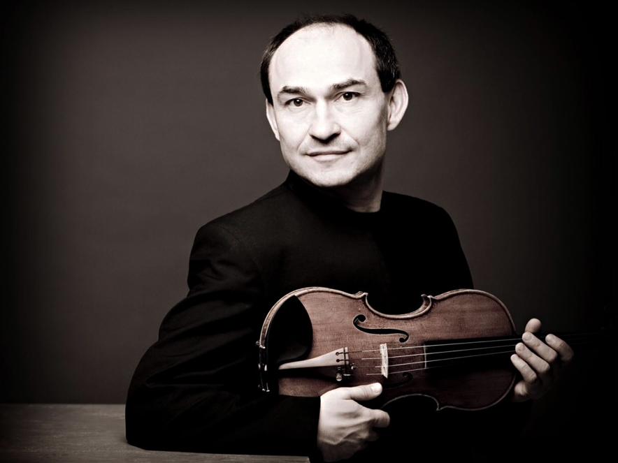 Professor Stephan Picard mit Geige