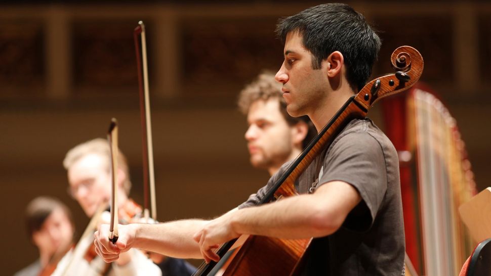 Haran Meltzer im Kammerorchester der Hochschule für Musik Hanns Eisler Berlin 2019