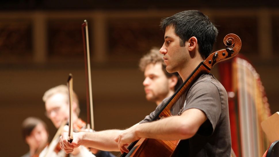 Haran Meltzer im Kammerorchester der Hochschule für Musik Hanns Eisler Berlin 2019